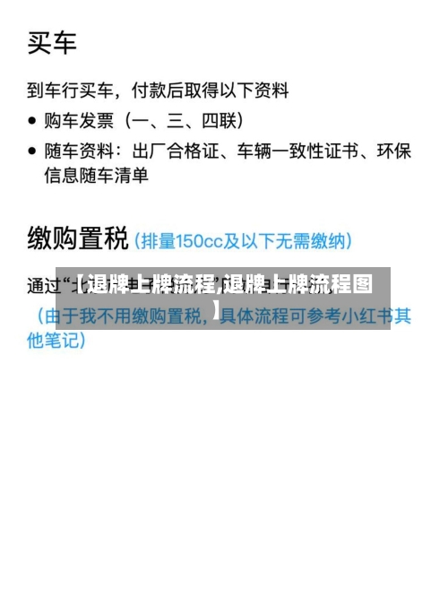 【退牌上牌流程,退牌上牌流程图】-第2张图片