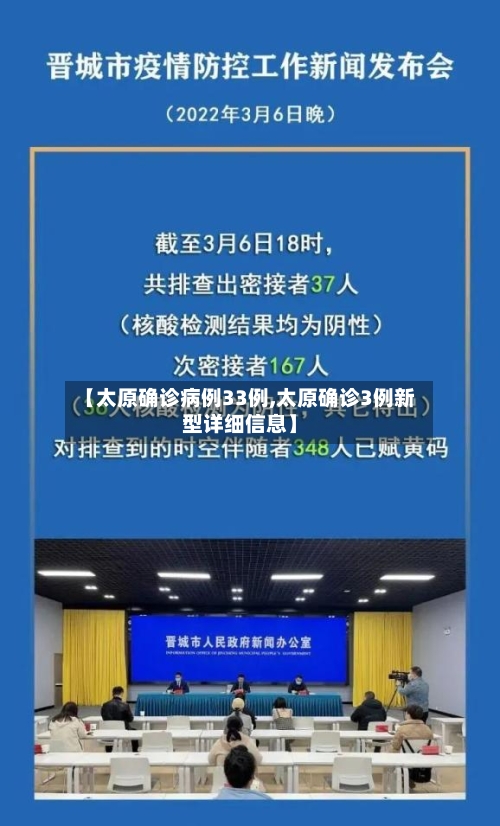 【太原确诊病例33例,太原确诊3例新型详细信息】