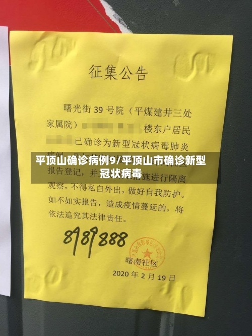 平顶山确诊病例9/平顶山市确诊新型冠状病毒