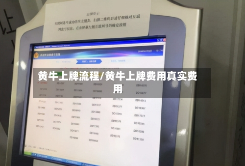 黄牛上牌流程/黄牛上牌费用真实费用