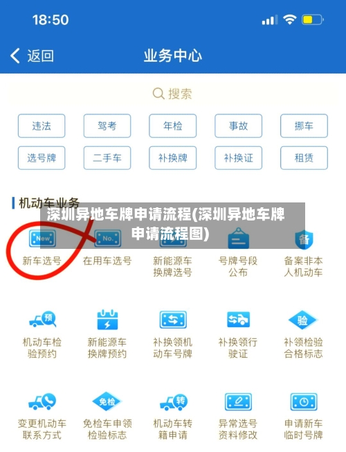 深圳异地车牌申请流程(深圳异地车牌申请流程图)-第2张图片