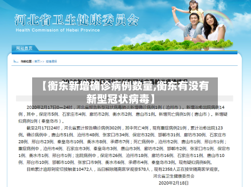 【衡东新增确诊病例数量,衡东有没有新型冠状病毒】