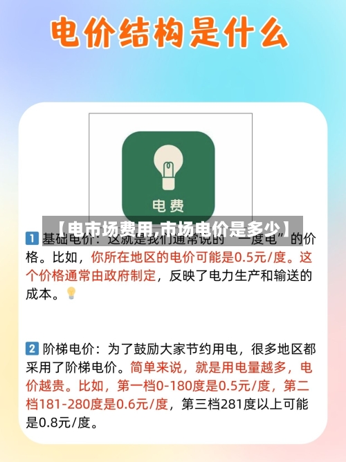 【电市场费用,市场电价是多少】