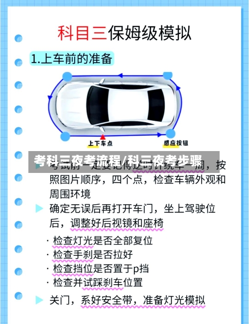 考科三夜考流程/科三夜考步骤-第3张图片