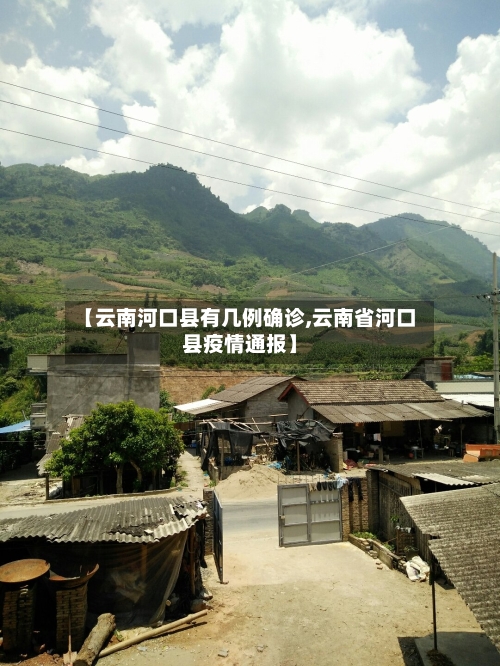 【云南河口县有几例确诊,云南省河口县疫情通报】