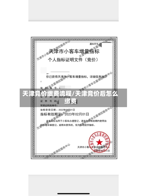 天津竞价缴费流程/天津竞价后怎么缴费