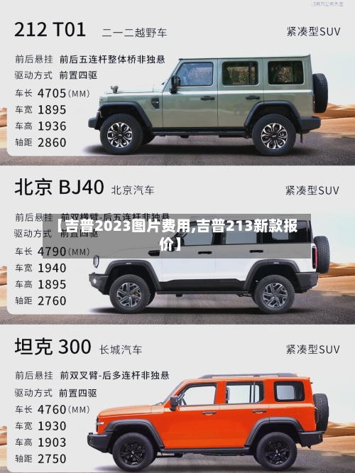 【吉普2023图片费用,吉普213新款报价】-第2张图片